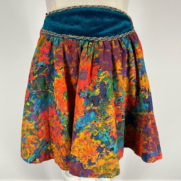 ❤️ Joan Priest Colorful Abstract girl Skirt 128cm 8-9 yrs - Picture 3 of 9